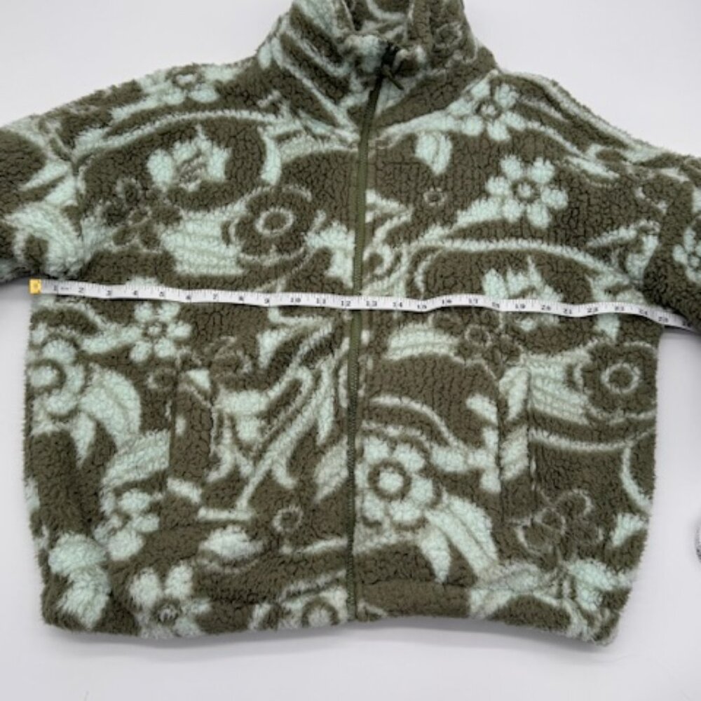 American Eagle Seriously Huggable Oversized Sherpa Jacket XS/S‎ Cozy Teddy Zip - Picture 7 of 8